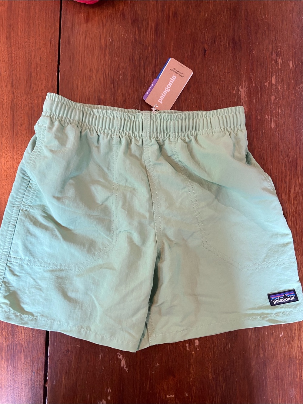 Patagonia Kids’ Baggies Shorts 5” Lined Early Teal size youth medium